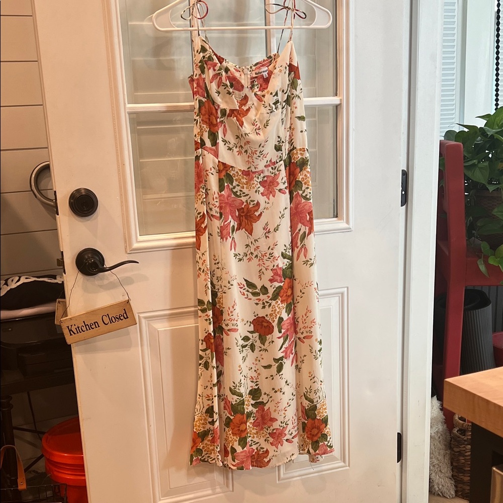 Reformation Multicolor Floral Maxi Dress